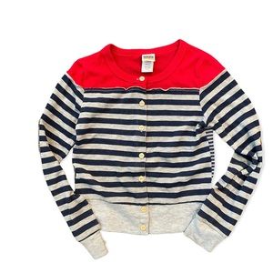Harajaku lovers mini for target girls Striped anchor cardigan nautical